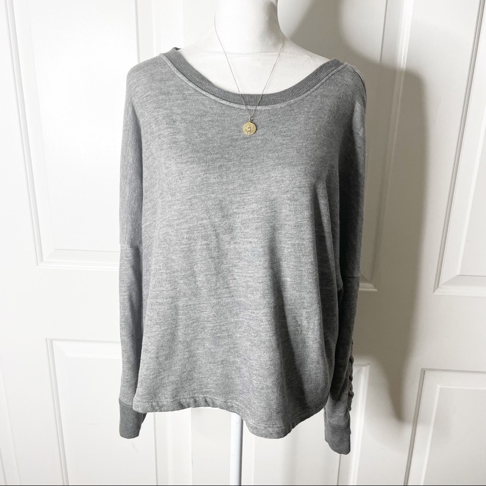 Beyond Yoga Lace Up Lasso Sleeve Sweatshirt (M) - Picture 3 of 10